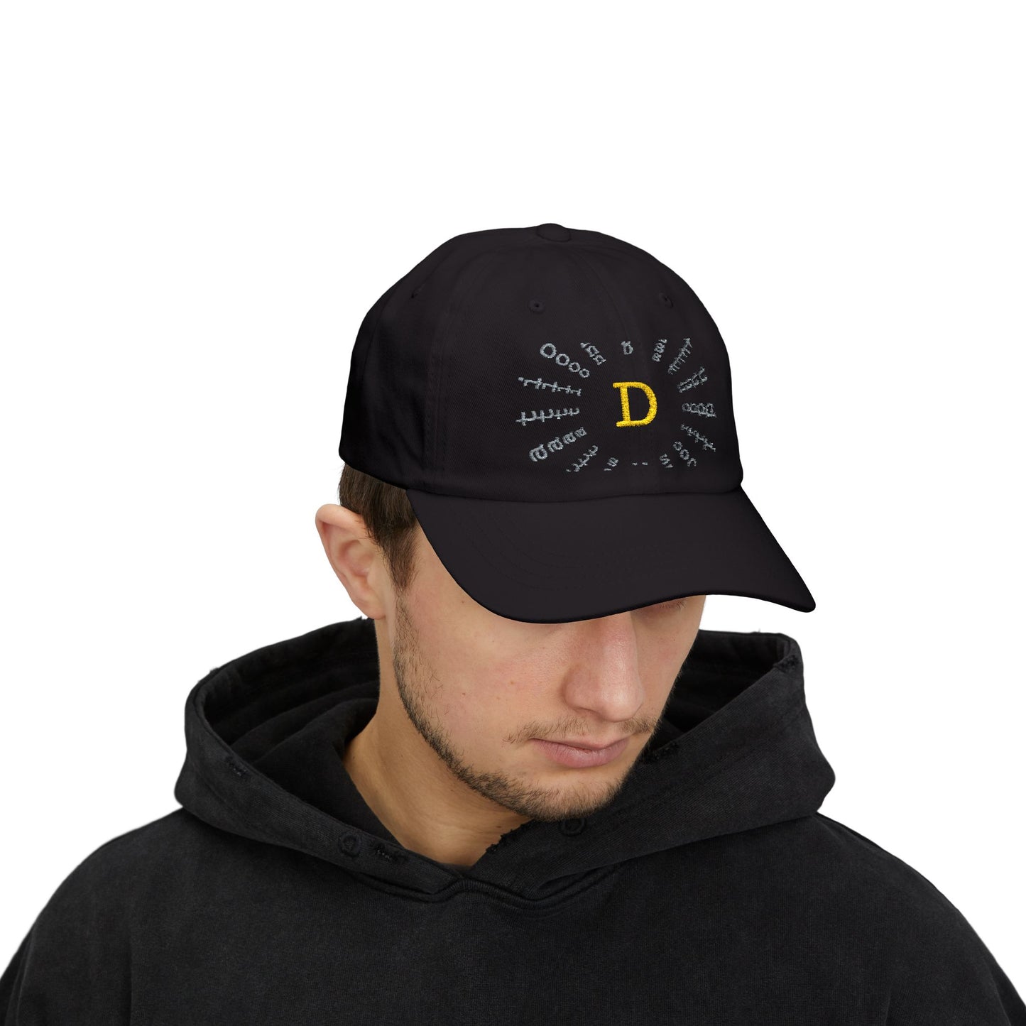 station D studios - Classic Dad Cap with D Design | Stylish Gift for Father's Day, Casual Wear, Dad's Birthday, Outdoor Adventures, Trendy Headwear
