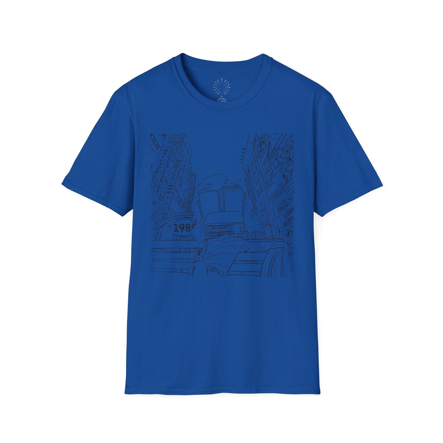 8 Track Player in a Digital World - Unisex Softstyle T-Shirt