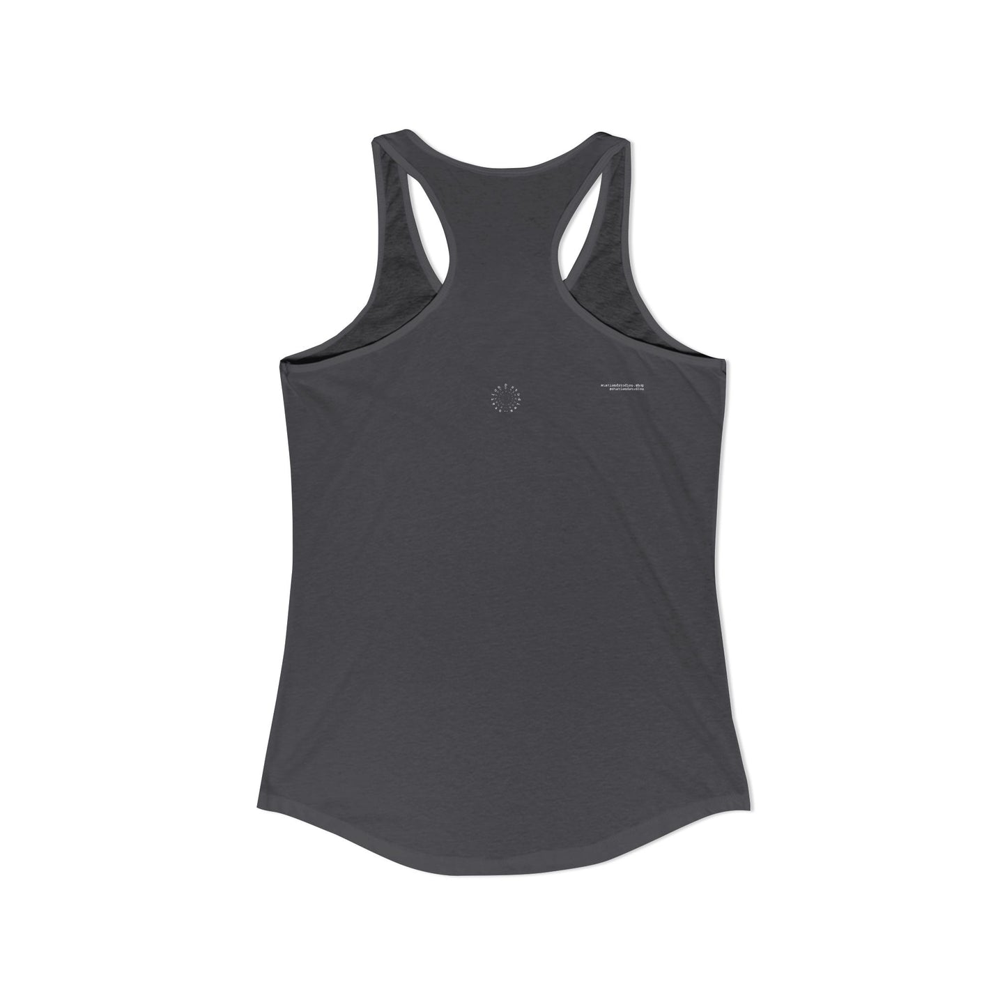 station D studios - Women's Racerback Tank Top, Summer Fitness Top, Casual Workout Tank, Graphic Fitness Shirt, Gift for Active Women