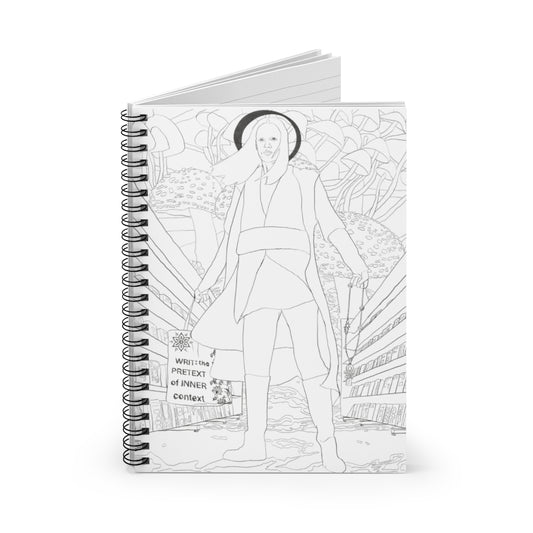 Patron Saint of the Ethereal Spiral Notebook - Ruled Line